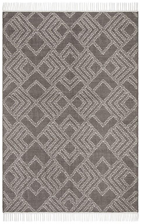 Miller 739 Grey Beige Wool Flatweave RugMIL-739-GRY-225X155Rugtastic
