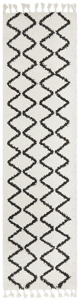 Saffron 11 White RugSAF-11-WHT-170X120Rugtastic
