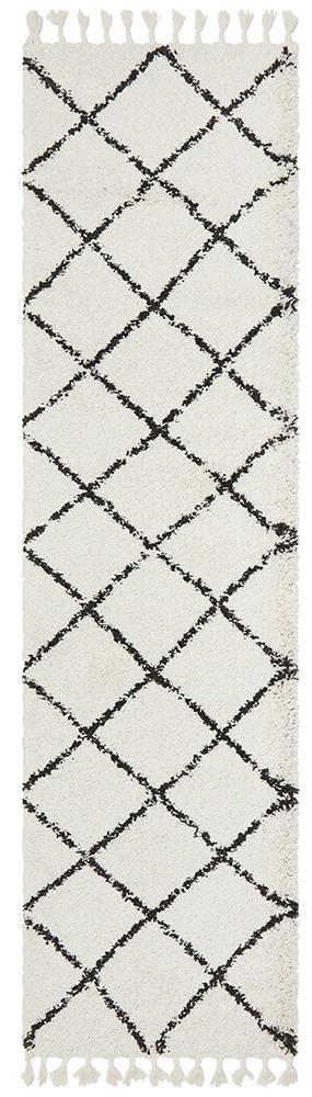 Saffron 22 White RugSAF-22-WHT-170X120Rugtastic