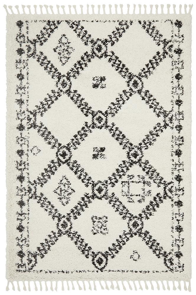 Saffron 33 White RugSAF-33-WHT-170X120Rugtastic