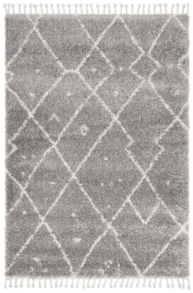 Saffron 44 Silver RugSAF-44-SIL-170X120Rugtastic