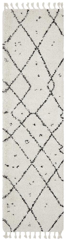 Saffron 44 White RugSAF-44-WHT-170X120Rugtastic