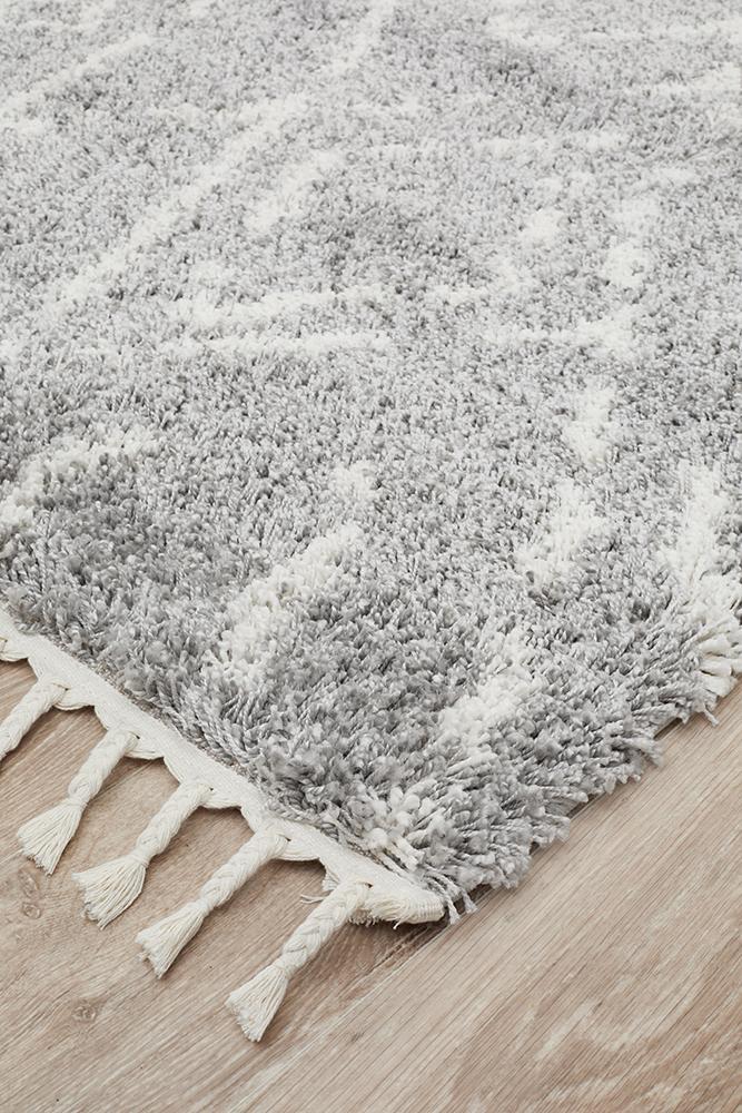 Saffron 55 Silver RugSAF-55-SIL-170X120Rugtastic