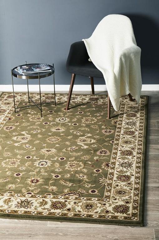Green persian rug discount