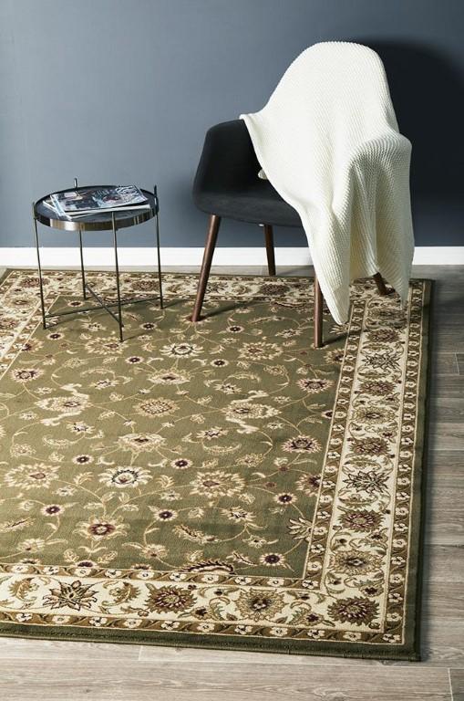 Sydney 1 Green Ivory Persian RugSYD-1-GI-150X80Rugtastic