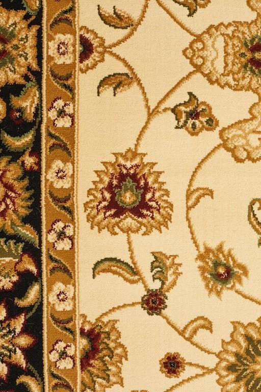 Sydney 1 Ivory Black Persian RugSYD-1-IB-150X80Rugtastic