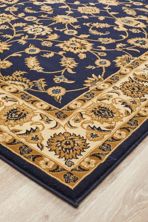 Sydney 1 Navy Ivory Persian RugSYD-1-NI-150X80Rugtastic