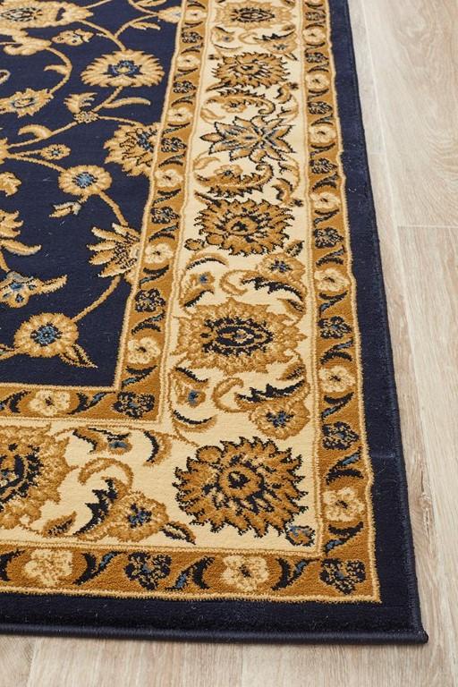 Sydney 1 Navy Ivory Persian RugSYD-1-NI-150X80Rugtastic
