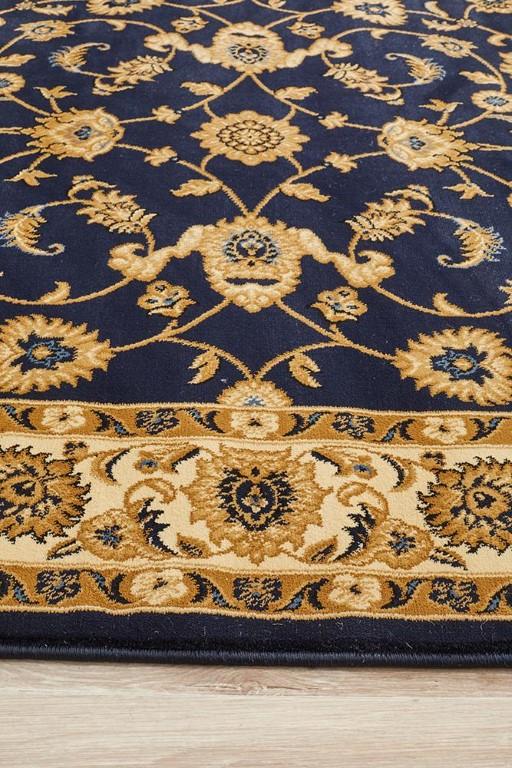 Sydney 1 Navy Ivory Persian RugSYD-1-NI-150X80Rugtastic