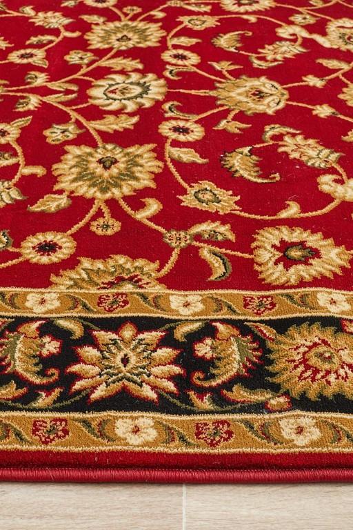 Sydney 1 Red Black Persian RugSYD-1-RB-150X80Rugtastic