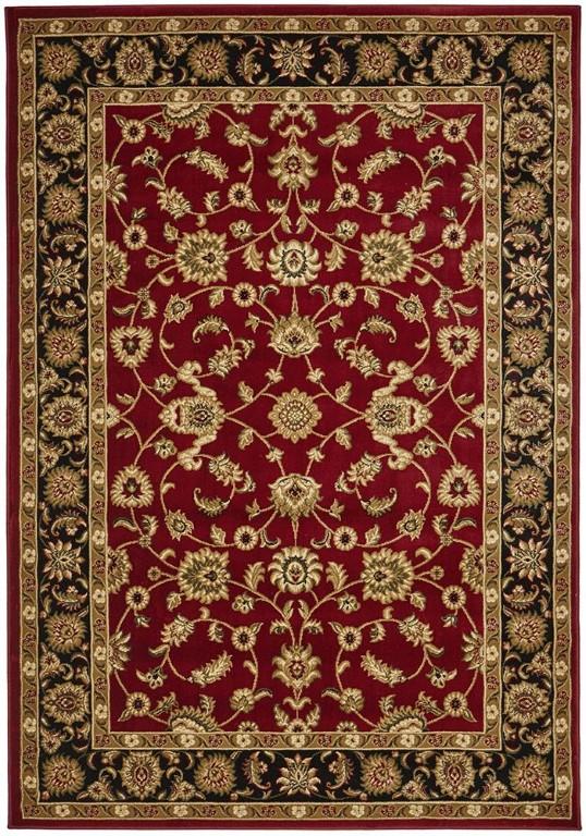 Sydney 1 Red Black Persian RugSYD-1-RB-150X80Rugtastic
