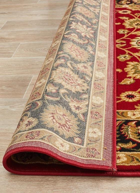 Sydney 1 Red Black Persian RugSYD-1-RB-150X80Rugtastic
