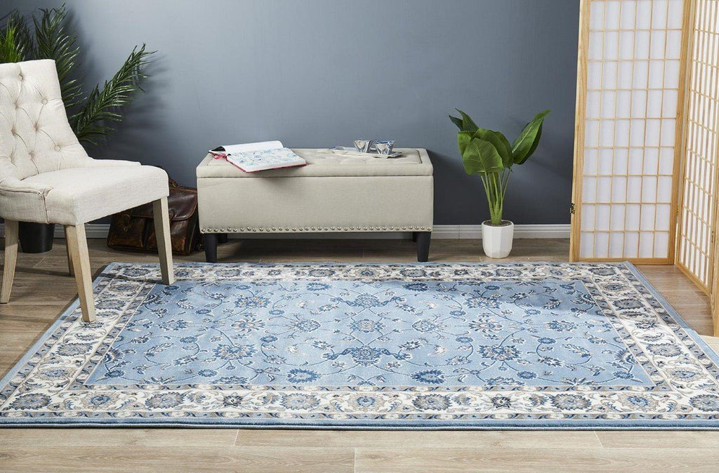 Sydney 1 Sky Blue Persian RugSYD-1-SKY-150X80Rugtastic