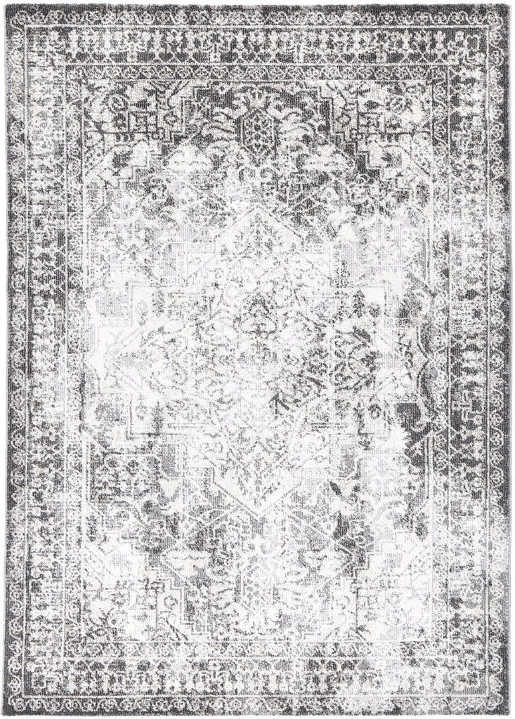 Saliba Carine Ivory & Grey Transitional RugSALS16008Rugtastic