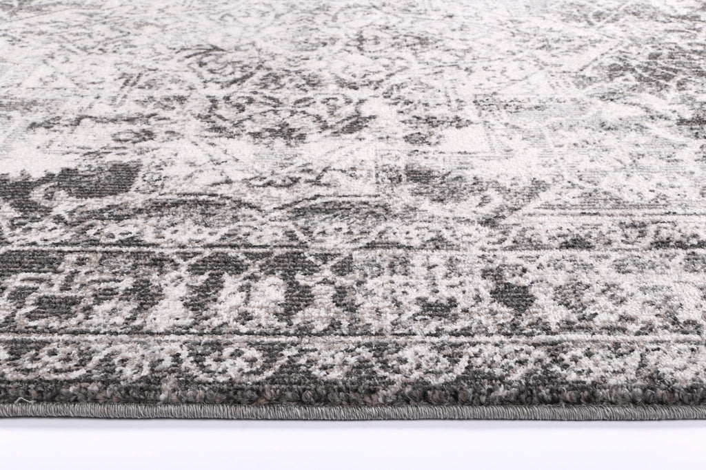 Saliba Carine Ivory & Grey Transitional RugSALS16008Rugtastic