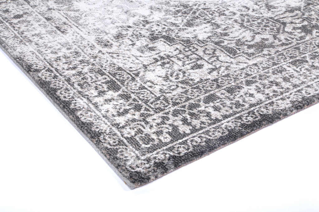 Saliba Carine Ivory & Grey Transitional RugSALS16008Rugtastic