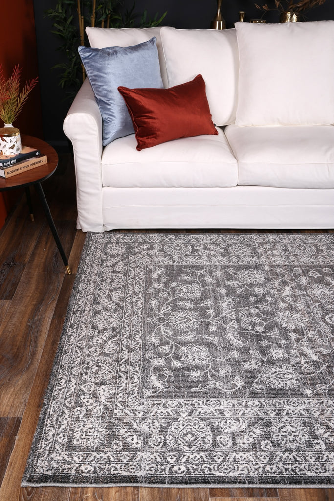 Saliba Dorian Grey Transitional RugSALS16012Rugtastic