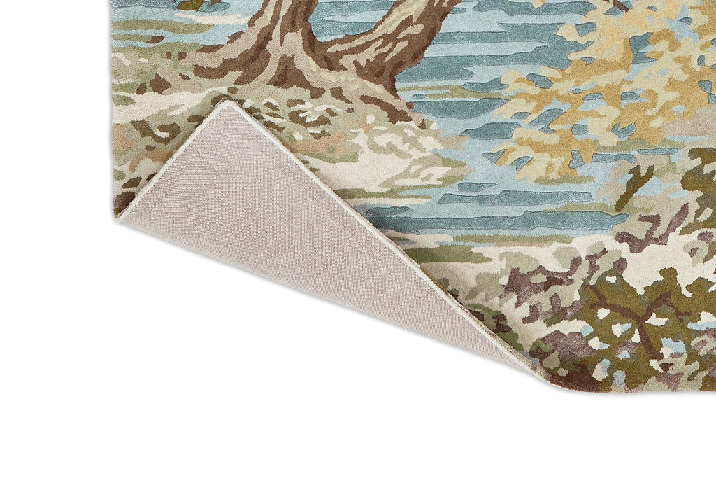 Sanderson Ancient Canopy Fawn/Olive Green 146701 RugBC-SAN-146701-200X140Rugtastic
