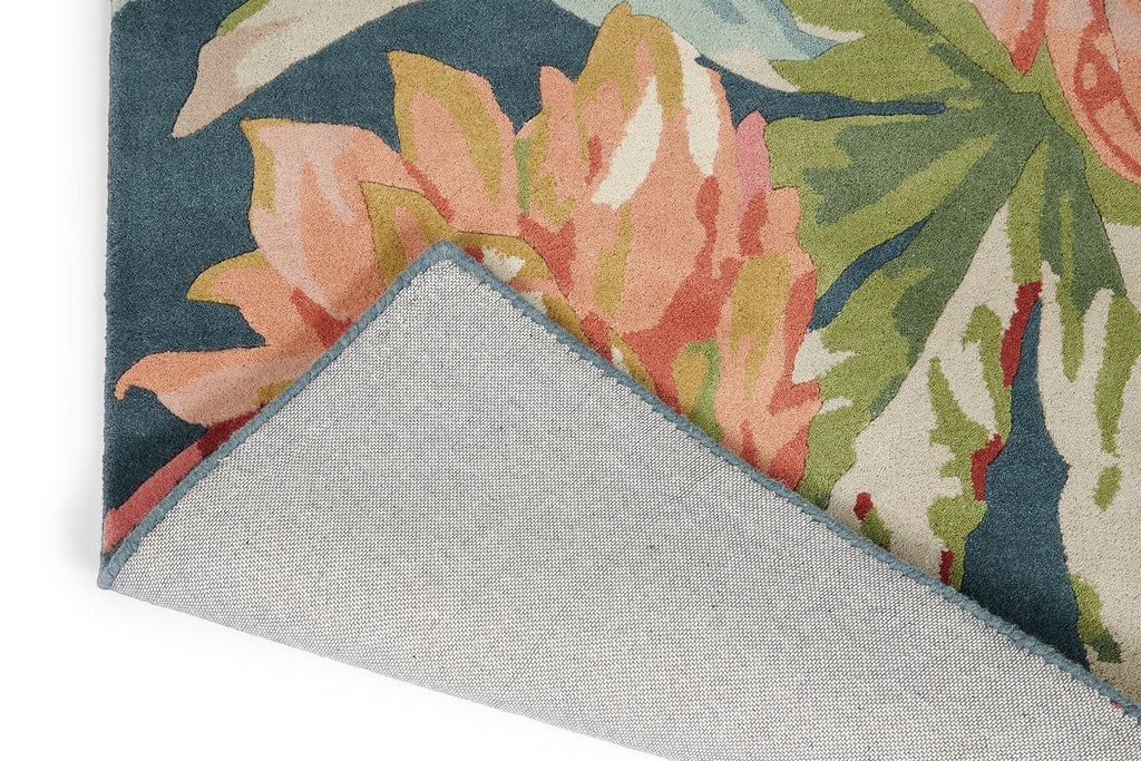 Sanderson Dahlia & Rosehip Teal 050608BC-SAN-050608-200X140Rugtastic