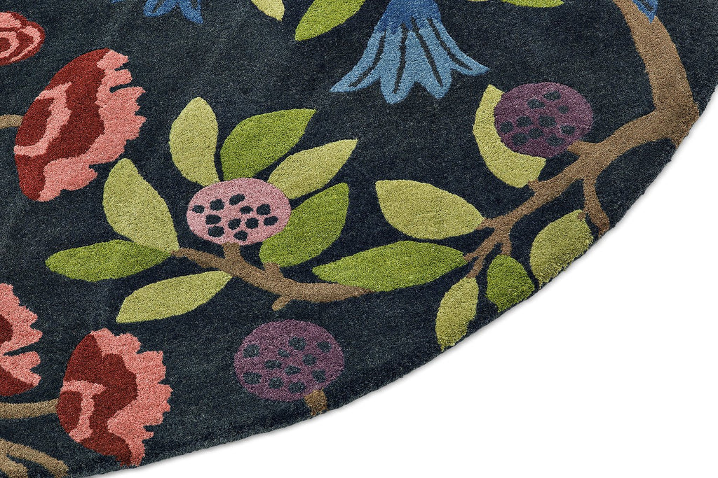 Sanderson Foraging Indigo Round 146618 RugBC-SAN-146618-150X150Rugtastic