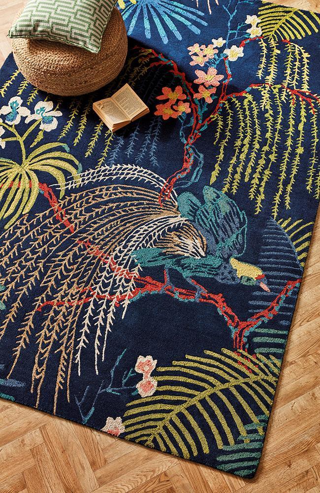 Sanderson Rain Forest Tropical Night 050708BC-SAN-050708-200X140Rugtastic