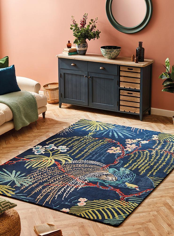 Sanderson Rain Forest Tropical Night 050708BC-SAN-050708-200X140Rugtastic