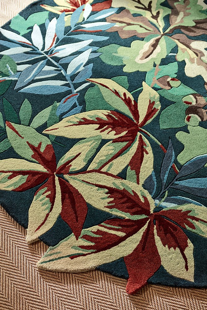 Sanderson Robin's Wood Forest Green 146508 RugBC-SAN-146508-150X150Rugtastic