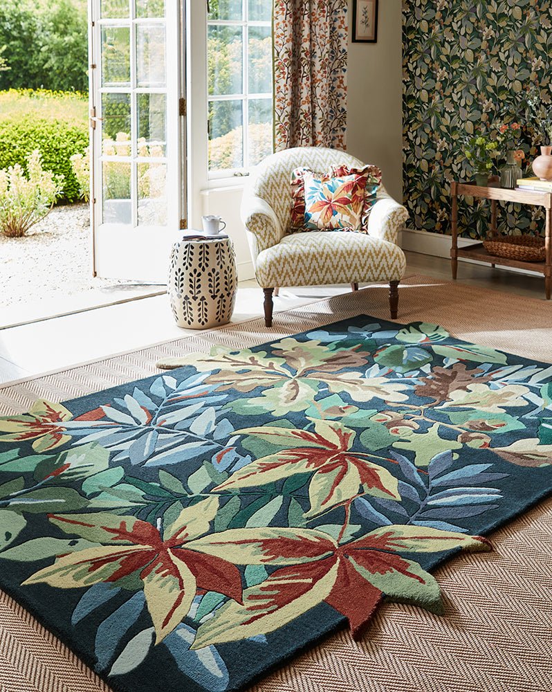 Sanderson Robin's Wood Forest Green 146508 RugBC-SAN-146508-200X140Rugtastic