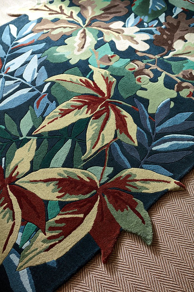 Sanderson Robin's Wood Forest Green 146508 RugBC-SAN-146508-200X140Rugtastic