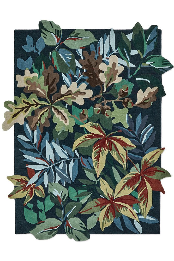 Sanderson Robin's Wood Forest Green 146508 RugBC-SAN-146508-200X140Rugtastic