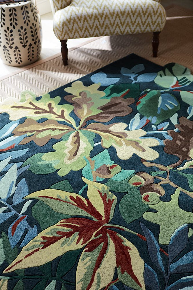 Sanderson Robin's Wood Forest Green 146508 RugBC-SAN-146508-200X140Rugtastic