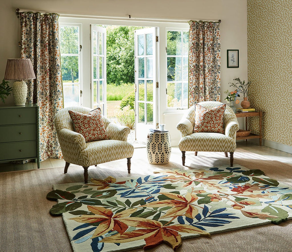 Sanderson Robin's Wood Russet Brown 146501 RugBC-SAN-146501-200X140Rugtastic