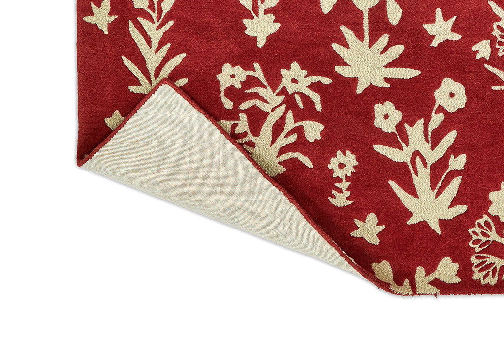 Sanderson Woodland Glade Damson Red 146800 RugBC-SAN-146800-200X140Rugtastic