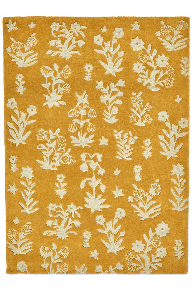 Sanderson Woodland Glade Gold 146806 RugBC-SAN-146806-200X140Rugtastic