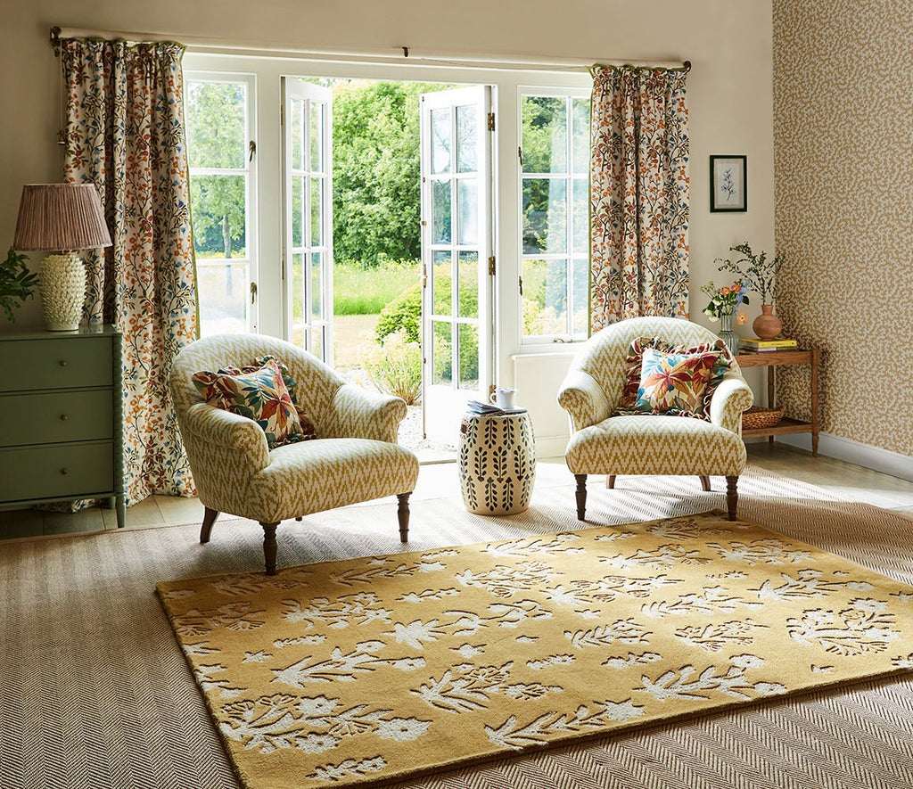 Sanderson Woodland Glade Gold 146806 RugBC-SAN-146806-200X140Rugtastic