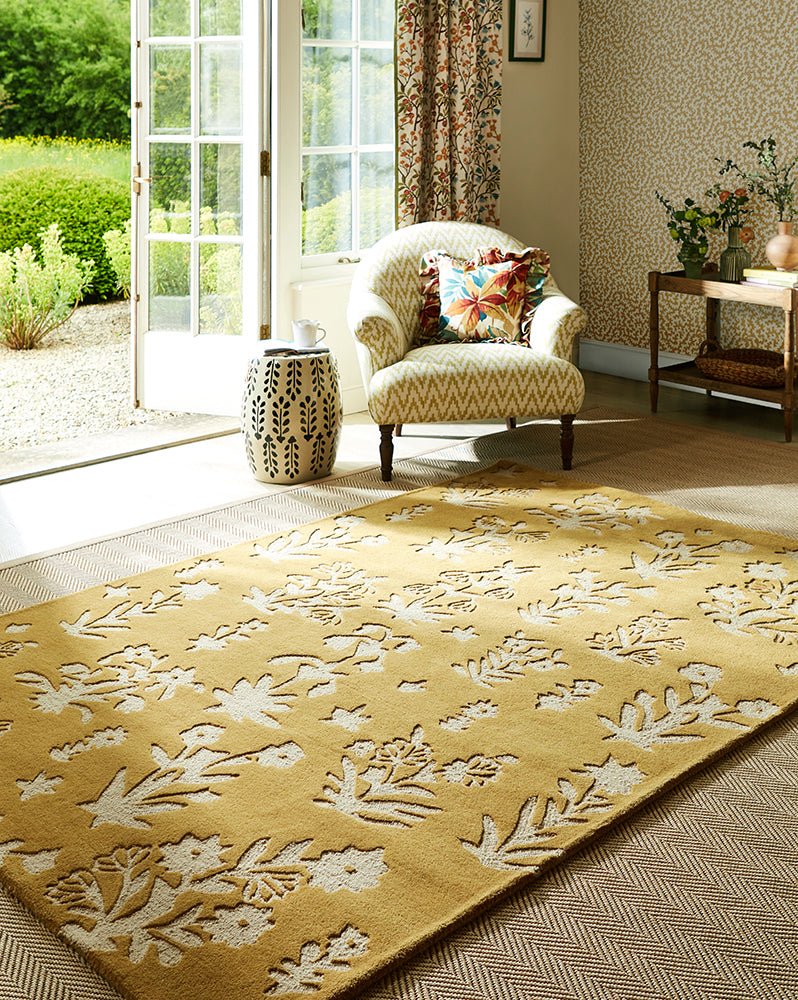 Sanderson Woodland Glade Gold 146806 RugBC-SAN-146806-200X140Rugtastic
