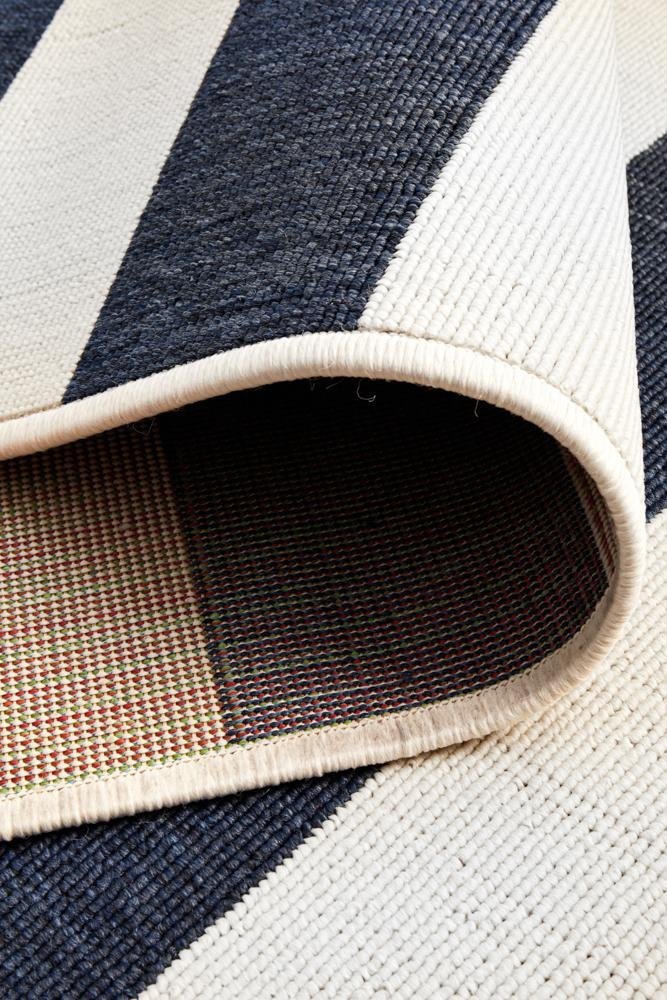 Seaside 4 Navy White Outdoor RugSSD-4444-NVWH-160X110Rugtastic