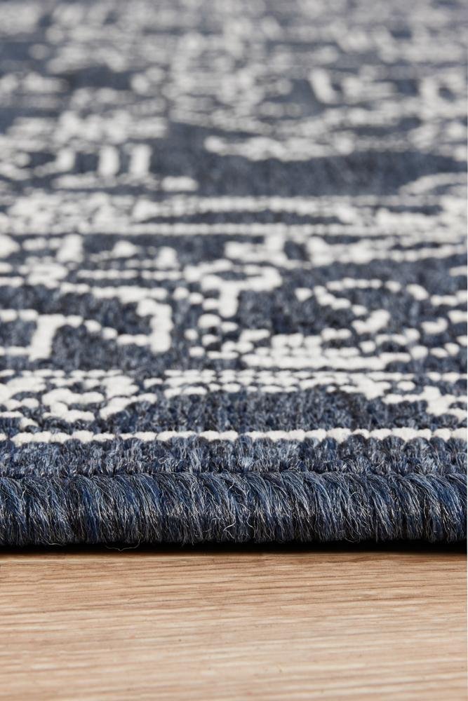 Seaside 5 Navy Outdoor RugSSD-5555-NVY-160X110Rugtastic