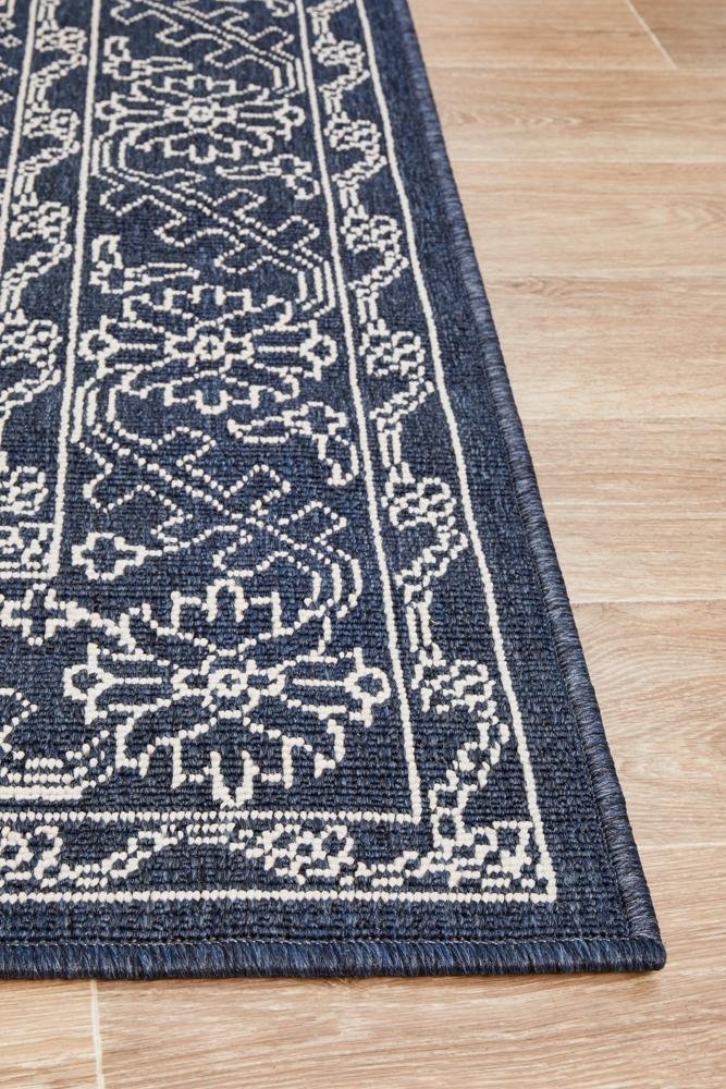 Seaside 5 Navy Outdoor RugSSD-5555-NVY-160X110Rugtastic