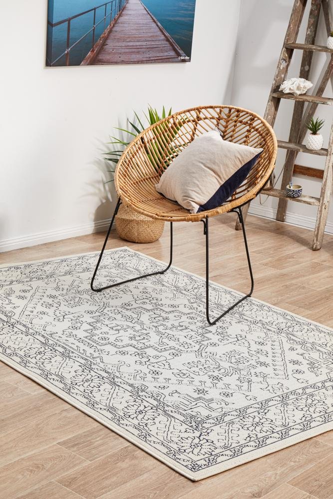 Seaside 5 White Outdoor RugSSD-5555-WHT-160X110Rugtastic
