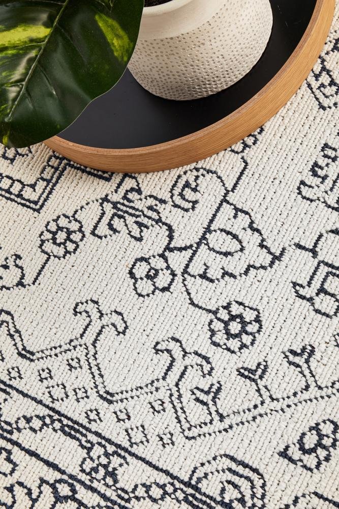 Seaside 5 White Outdoor RugSSD-5555-WHT-160X110Rugtastic