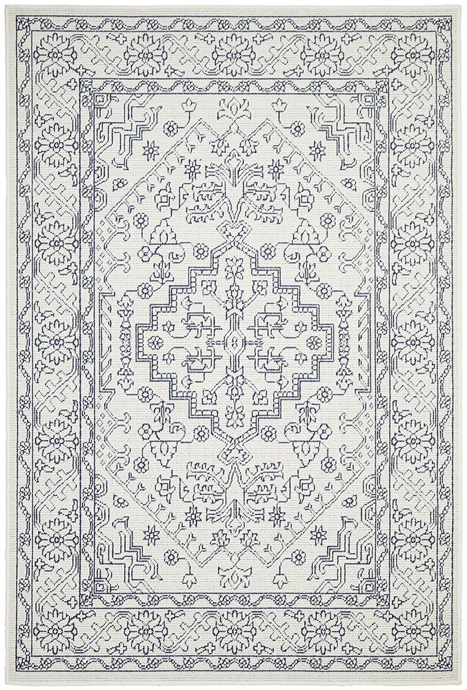 Seaside 5 White Outdoor RugSSD-5555-WHT-160X110Rugtastic