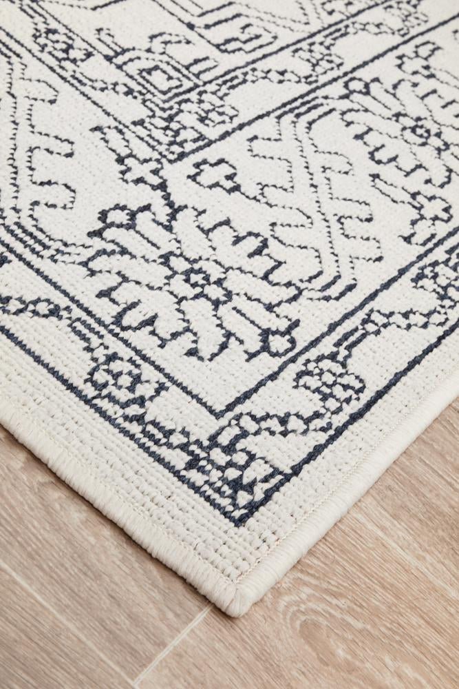 Seaside 5 White Outdoor RugSSD-5555-WHT-160X110Rugtastic
