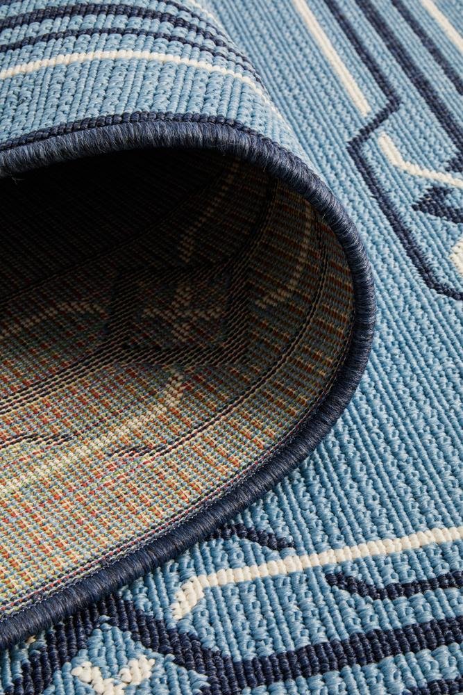 Seaside 6 Blue Outdoor RugSSD-6666-BLU-160X110Rugtastic