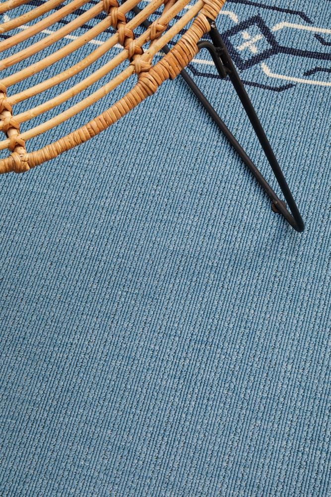 Seaside 6 Blue Outdoor RugSSD-6666-BLU-160X110Rugtastic