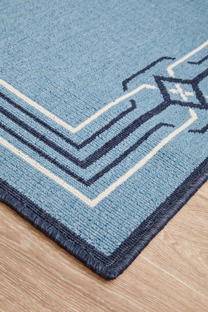 Seaside 6 Blue Outdoor RugSSD-6666-BLU-160X110Rugtastic