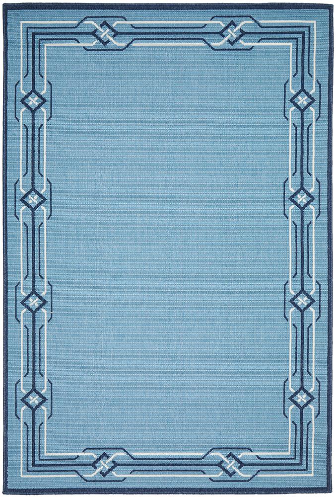 Seaside 6 Blue Outdoor RugSSD-6666-BLU-160X110Rugtastic