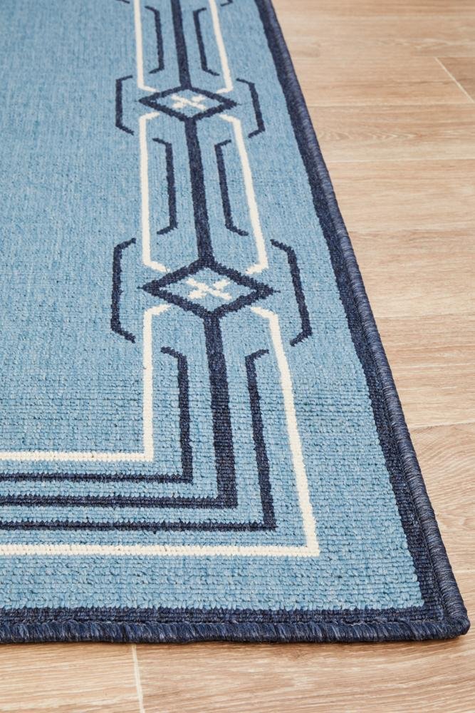 Seaside 6 Blue Outdoor RugSSD-6666-BLU-160X110Rugtastic