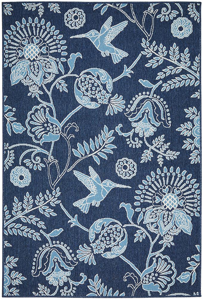 Seaside 7 Outdoor Navy RugSSD-7777-NVY-160X110Rugtastic