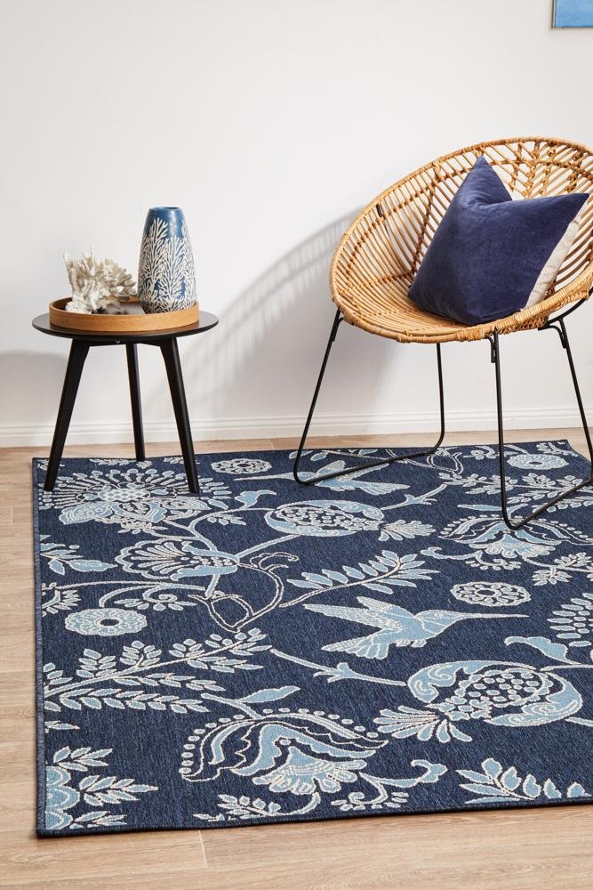 Seaside 7 Outdoor Navy RugSSD-7777-NVY-160X110Rugtastic